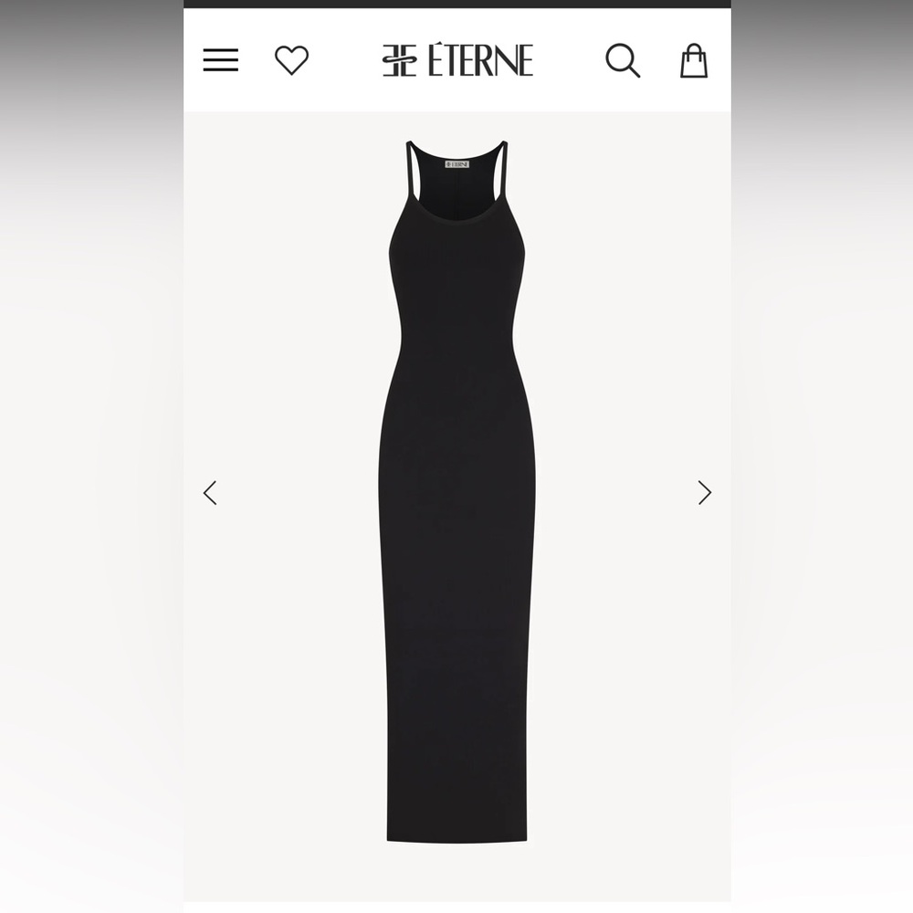 Eterne Rib Tank Maxi Dress Size Small